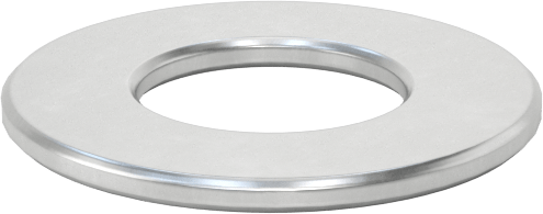 Yüksek Yük Ultra Düşük Sürtünmeli Baskı Yatağı, Yağ Emdirilmiş, 1/2" Mil Çapı için, 1" OD, 1/16" Kalınlık
