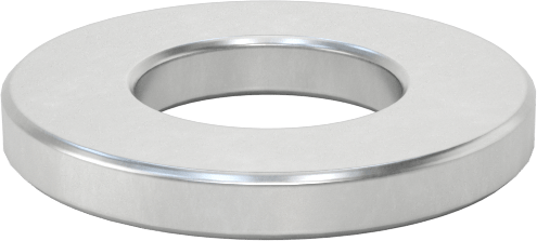 Yüksek Yük Ultra Düşük Sürtünmeli Baskı Yatağı, Yağ Emdirilmiş, 1/2" Mil Çapı için, 1" OD, 1/8" Kalınlık