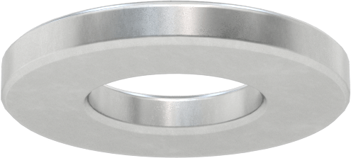 Yüksek Yük Ultra Düşük Sürtünmeli Baskı Yatağı, Yağ Emdirilmiş, 1/2" Mil Çapı için, 1" OD, 1/8" Kalınlık