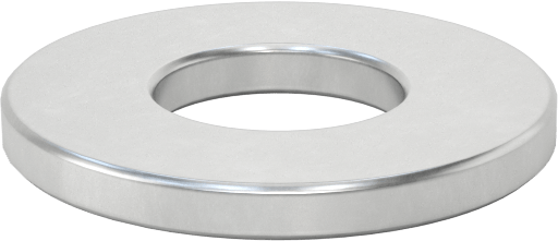 Yüksek Yük Ultra Düşük Sürtünmeli Baskı Yatağı, Yağ Emdirilmiş, 9/16" Mil Çapı için, 1-1/4" OD, 1/8" Kalınlık
