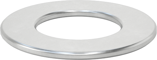 Yüksek Yük Ultra Düşük Sürtünmeli Baskı Yatağı, Yağ Emdirilmiş, 11/16" Mil Çapı için, 1-1/4" OD, 1/16" Kalınlık
