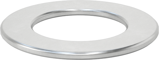 Yüksek Yük Ultra Düşük Sürtünmeli Baskı Yatağı, Yağ Emdirilmiş, 3/4" Mil Çapı için, 1-1/4" OD, 1/16" Kalınlık