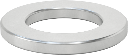 Yüksek Yük Ultra Düşük Sürtünmeli Baskı Yatağı, Yağ Emdirilmiş, 3/4" Mil Çapı için, 1-1/4" OD, 1/8" Kalınlık
