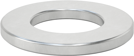 Yüksek Yük Ultra Düşük Sürtünmeli Baskı Yatağı, Yağ Emdirilmiş, 3/4" Mil Çapı için, 1-3/8" OD, 1/8" Kalınlık