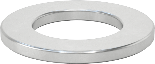 Yüksek Yük Ultra Düşük Sürtünmeli Baskı Yatağı, Yağ Emdirilmiş, 7/8" Mil Çapı için, 1-1/2" OD, 1/8" Kalınlık