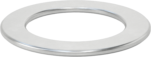 Yüksek Yük Ultra Düşük Sürtünmeli Baskı Yatağı, Yağ Emdirilmiş, 1" Mil Çapı için, 1-1/2" OD, 1/16" Kalınlık