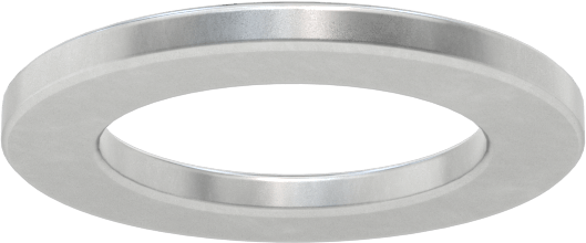 Yüksek Yük Ultra Düşük Sürtünmeli Baskı Yatağı, Yağ Emdirilmiş, 1" Mil Çapı için, 1-1/2" OD, 1/8" Kalınlık