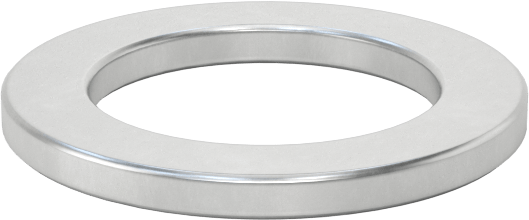 Yüksek Yük Ultra Düşük Sürtünmeli Baskı Yatağı, Yağ Emdirilmiş, 1" Mil Çapı için, 1-1/2" OD, 1/8" Kalınlık