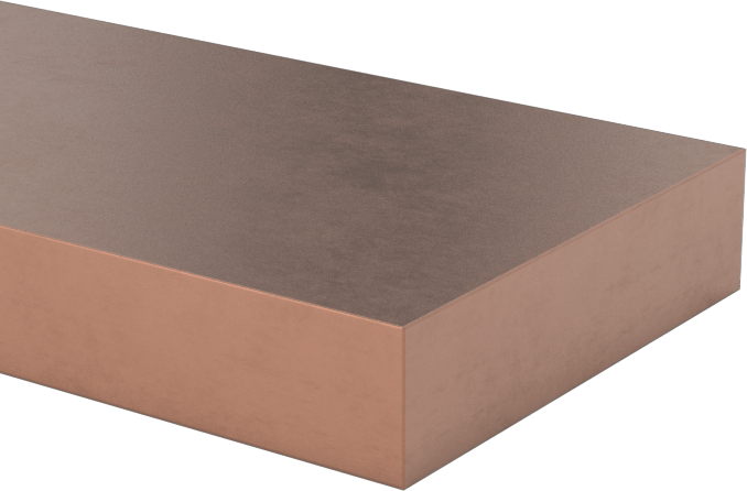 Elektrik İletken Tungsten Bakır Çubuk, 1/4“ Kalınlık x 1” Genişlik x 12" Uzunluk
