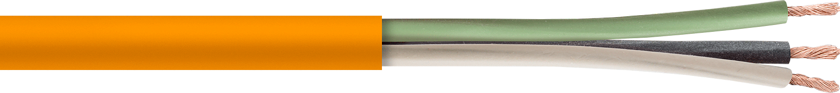 SJTW Kablo, Turuncu Dış Yalıtım, 14 AWG, 3 Tel