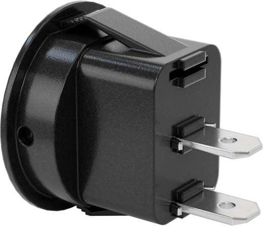Kanatlı Anahtar, 2 Konum, 13/16" Kesik Çap, SPST-NC, Maksimum 125V AC