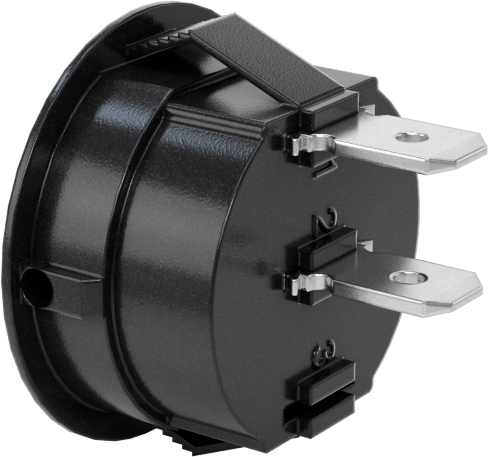 Kanatlı Anahtar, 2 Konum, 13/16" Kesik Çap, SPST-NC, Maksimum 250V AC
