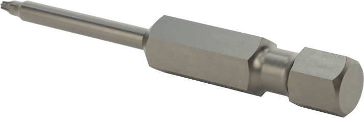 Torx Ucu, Elektrikli Aletler için 1/4" Altıgen Şaft, T3 Boyutu, 2" Toplam Uzunluk
