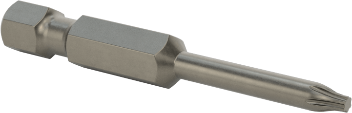 Torx Ucu, Elektrikli Aletler için 1/4" Altıgen Şaft, T7 Boyutu, 2" Toplam Uzunluk