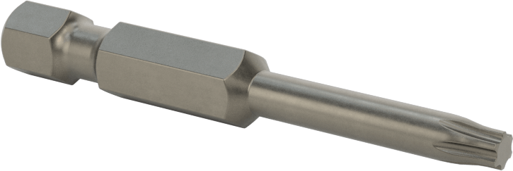 Torx Ucu, Elektrikli Aletler için 1/4" Altıgen Şaft, T15 Boyutu, 2" Toplam Uzunluk