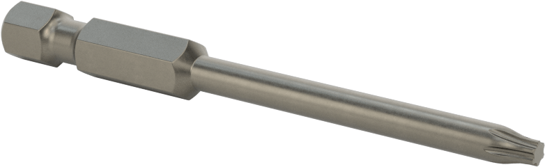 Torx Ucu, Elektrikli Aletler için 1/4" Altıgen Şaft, T10 Boyutu, Toplam 2,75 inç Uzunluk