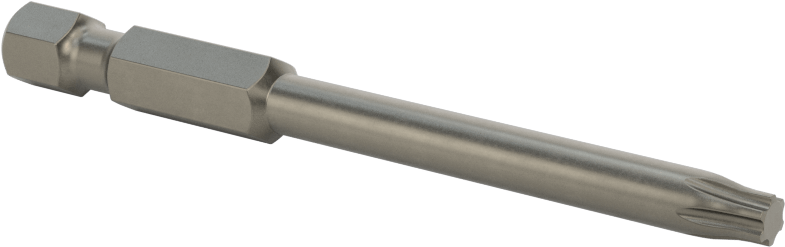 Torx Ucu, Elektrikli Aletler için 1/4" Altıgen Şaft, T20 Boyutu, Toplam 2,75 inç Uzunluk
