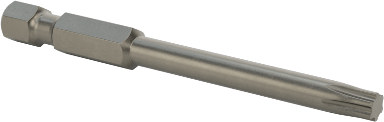 Torx Ucu, Elektrikli Aletler için 1/4" Altıgen Şaft, T25 Boyutu, Toplam 2,75 inç Uzunluk