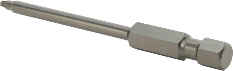 Torx Ucu, Elektrikli Aletler için 1/4" Altıgen Şaft, T6 Boyutu, 2-3/4" Toplam Uzunluk