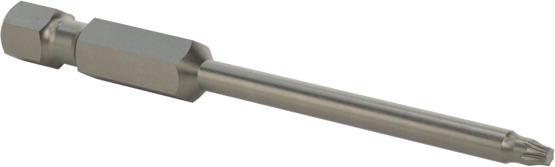 Torx Ucu, Elektrikli Aletler için 1/4" Altıgen Şaft, T7 Boyutu, 2-3/4" Toplam Uzunluk