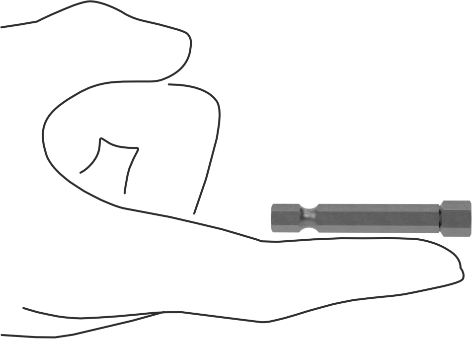 5/16" Altıgen Uç, Elektrikli Aletler için 1/4" Altıgen Şaft