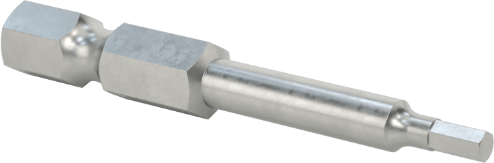 Altıgen Uç, Elektrikli Aletler için 1/4" Altıgen Şaft, 3/32" Boyut, 2" Toplam Uzunluk
