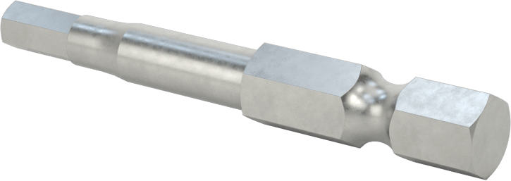 Altıgen Uç, Elektrikli Aletler için 1/4" Altıgen Şaft, 5/32" Boyut, 2" Toplam Uzunluk