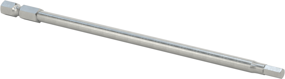 Altıgen Uç, Elektrikli Aletler için 1/4" Altıgen Şaft, 5/32" Boyut, 6" Toplam Uzunluk