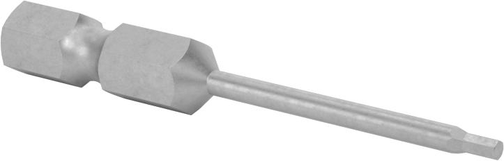 1,5 mm Altıgen Uç, Elektrikli Aletler için 1/4" Altıgen Şaft