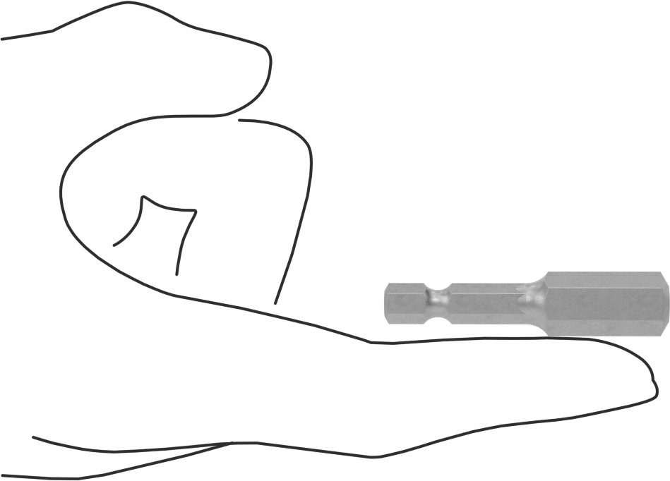 10 mm Altıgen Uç, Elektrikli Aletler için 1/4" Altıgen Şaft