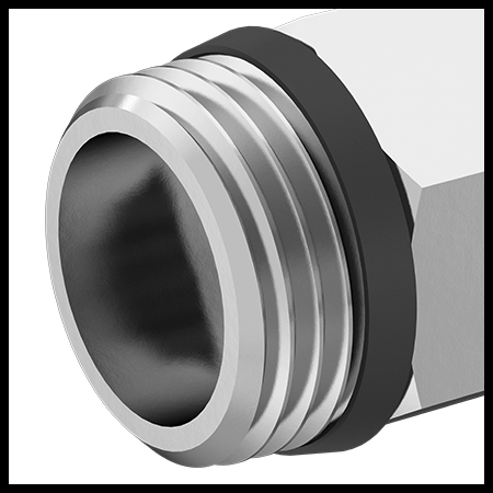 Male Threads with Gasket