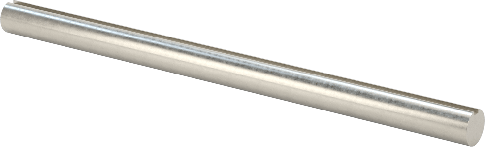 304 Paslanmaz Çelik Anahtarlı Döner Mil, Tam Anahtarlı, 3/8" Çap, 6 inç Uzunluk