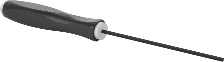 Yastıklı Altıgen Tornavida, 1/16" Tahrik Boyutu, 4-11/16" Toplam Uzunluk