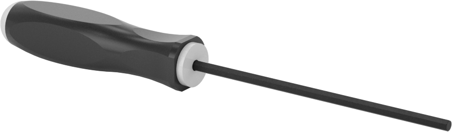Yastıklı Altıgen Tornavida, 3/32" Tahrik Boyutu, 5-1/4" Toplam Uzunluk
