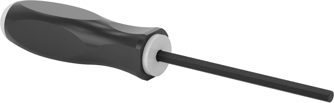 Yastıklı Altıgen Tornavida, 1/4" Tahrik Boyutu, 9-1/2" Toplam Uzunluk