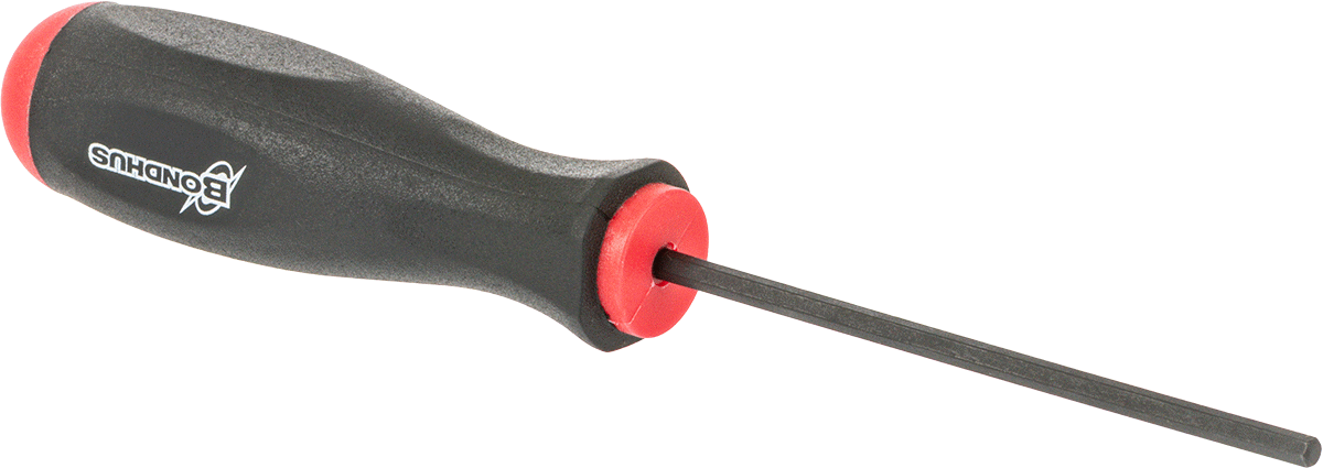 Yastıklı Altıgen Tornavida, 3 mm Tahrik Boyutu, 6-3/4" Toplam Uzunluk