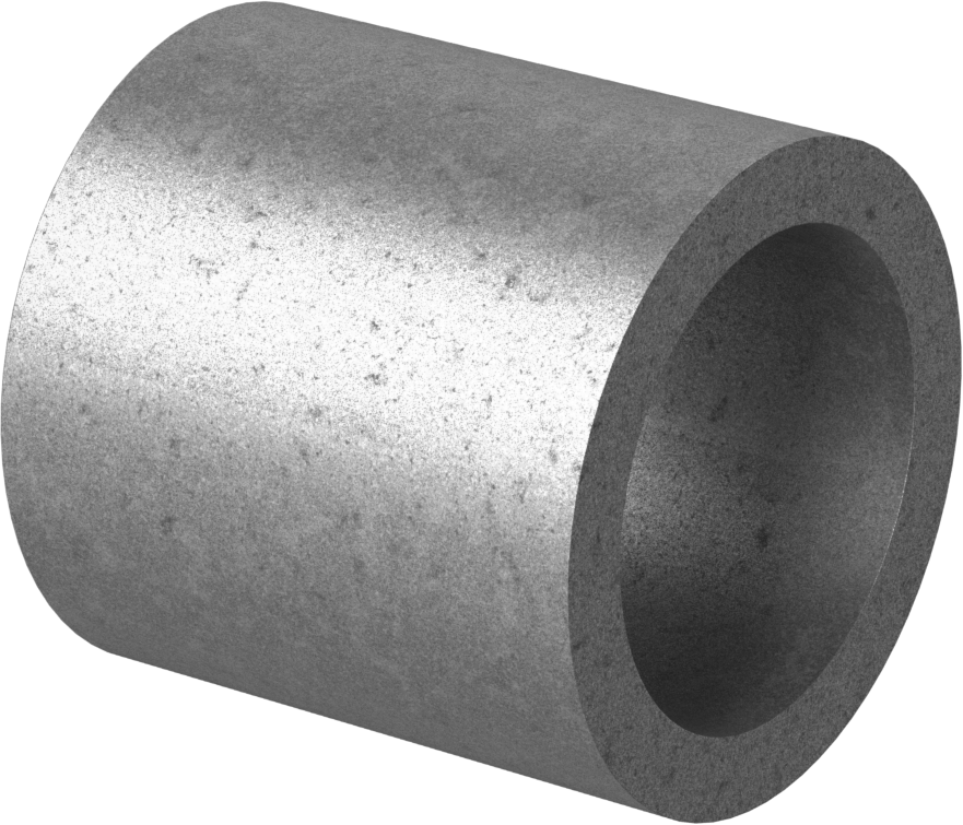 Gıda ve İçecek için Yağ Emdirilmiş Kovanlı Rulman, Demir Bakır, 12 mm Mil ve 16 mm Gövde İç Çapı için, 16 mm Uzunluk