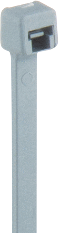 Metal ile Tespit Edilebilir Kablo Bağı, Naylon Plastik, Standart, 8" Uzunluk, 2" Maksimum Demet Çapı için, Mavi