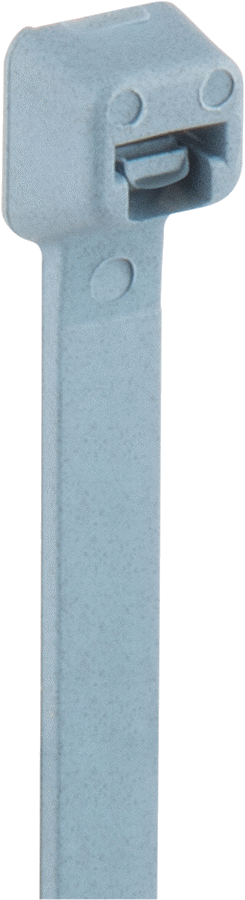 Metal ile Tespit Edilebilir Kablo Bağı, Naylon Plastik, Standart, 11" Uzunluk, 3" Maksimum Demet Çapı için, Mavi