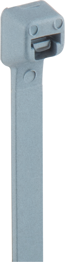 Metal ile Tespit Edilebilir Kablo Bağı, Naylon Plastik, Standart, 14" Uzunluk, 4" Maksimum Demet Çapı için, Mavi