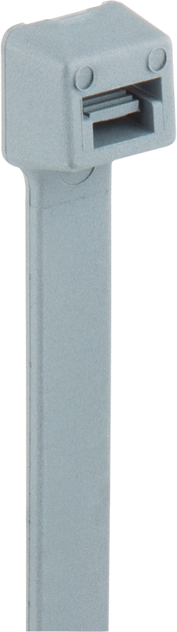 Metal ile Tespit Edilebilir Kablo Bağı, Naylon Plastik, Wd, 11" Uzunluk, 3" Maksimum Demet Çapı için, Mavi