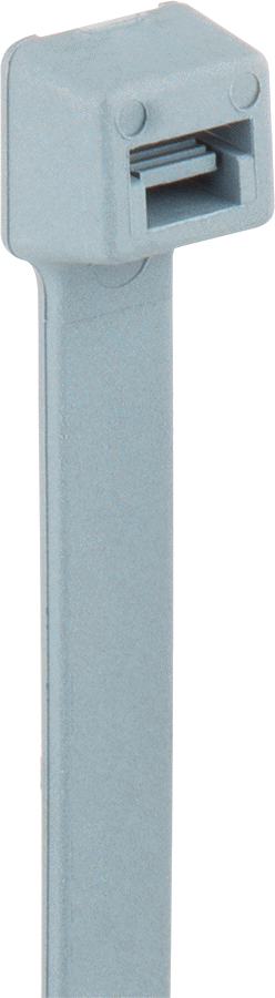 Metal ile Tespit Edilebilir Kablo Bağı, Naylon Plastik, Wd, 14" Uzunluk, 4" Maksimum Demet Çapı için, Mavi