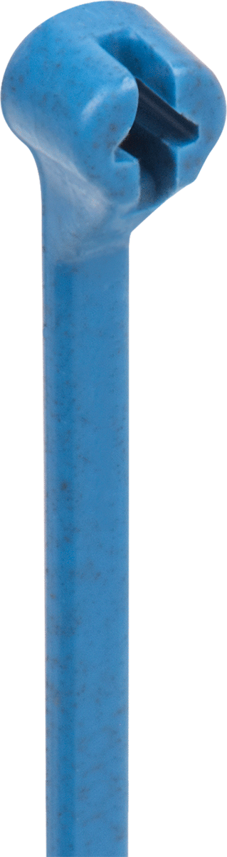 Metal ile Tespit Edilebilir Kablo Bağı, Naylon, Dar, 3-1/2" Uzunluk, 5/8" Maksimum Demet Çapı için, Mavi