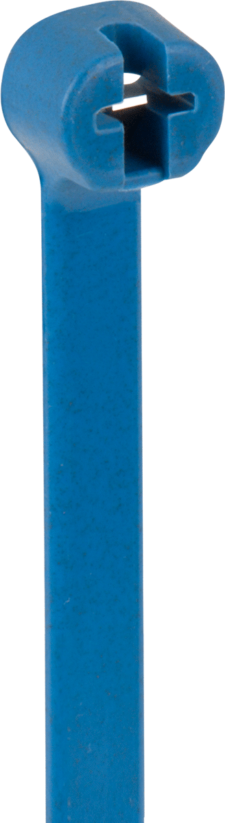 Metal ile Tespit Edilebilir Kablo Bağı, Naylon, Wd, 13-1/2" Uzunluk, 3-1/2" Maksimum Demet Çapı için, Mavi