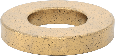 Ultra Düşük Sürtünmeli Yağ Emdirilmiş Baskı Yatağı, 3/16" Mil Çapı, 3/8" OD, 1/16" Kalınlık
