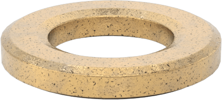 Ultra Düşük Sürtünmeli Yağ Emdirilmiş Baskı Yatağı, 1/4" Mil Çapı, 7/16" OD, 1/16" Kalınlık