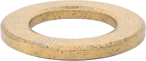 Ultra Düşük Sürtünmeli Yağ Emdirilmiş Baskı Yatağı, 3/8" Mil Çapı, 5/8" OD, 1/16" Kalınlık