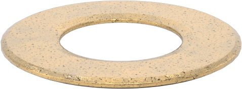 Ultra Düşük Sürtünmeli Yağ Emdirilmiş Baskı Yatağı, 3/8" Mil Çapı, 3/4" OD, 1/32" Kalınlık