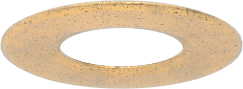 Ultra Düşük Sürtünmeli Yağ Emdirilmiş Baskı Yatağı, 3/8" Mil Çapı, 3/4" OD, 1/32" Kalınlık