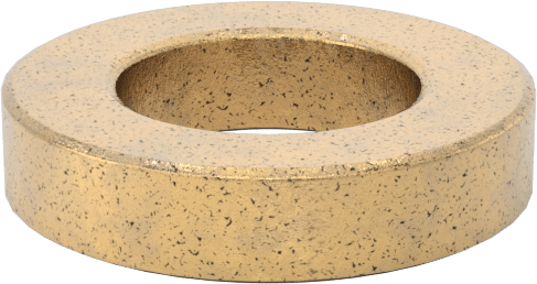 Ultra Düşük Sürtünmeli Yağ Emdirilmiş Baskı Yatağı, 1/2" Mil Çapı, 7/8" OD, 3/16" Kalınlık
